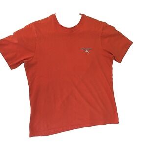 Tommy Bahama Men's T-Shirt M Coral Orange Tutti Frutti Graphic Tee Casual Island